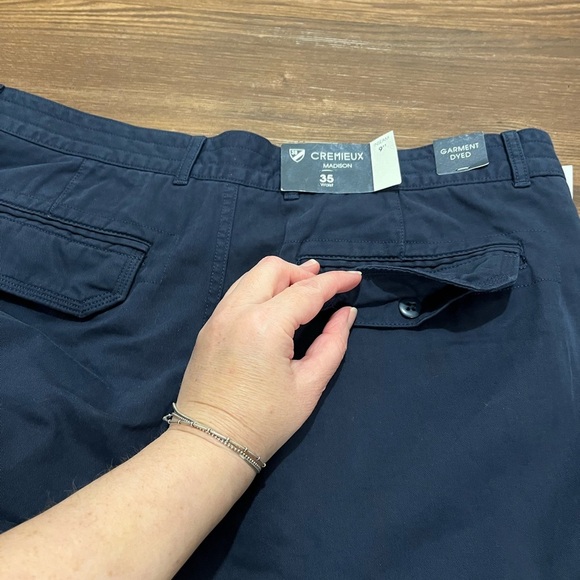 NWT Cremieux Blue Label Madison Cargo Comfort Stretch 10#double; Inseam Shorts - Picture 10 of 13